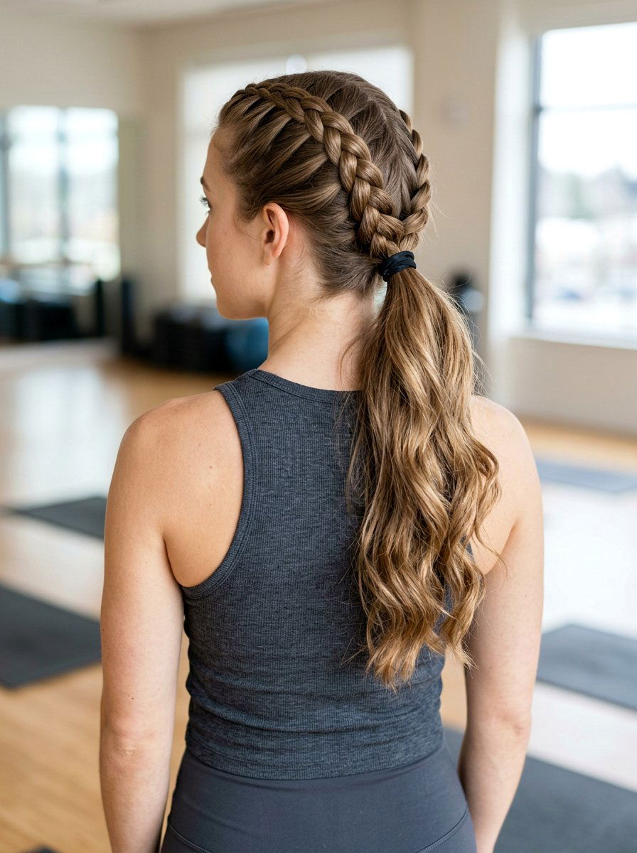 Double French Braid Ponytail - 20 french braid ponytail hairstyle - 20 french braid ponytail hairstyle