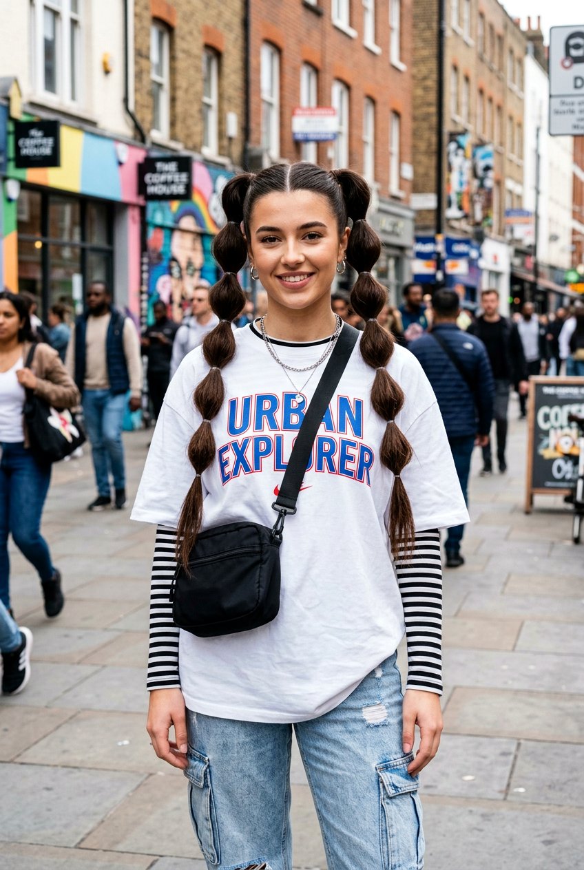 Double High Bubble Ponytails For Long Hair - 20 bubble ponytail for long hair - 20 bubble ponytail for long hair