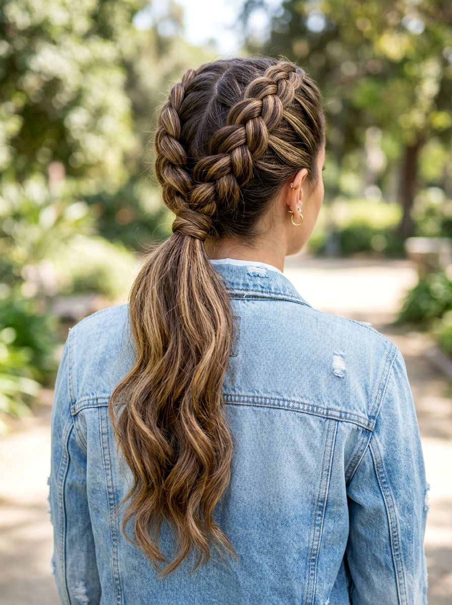 Double Infinity Braid Ponytail - 20 infinity braid ponytail hairstyle - 20 infinity braid ponytail hairstyle
