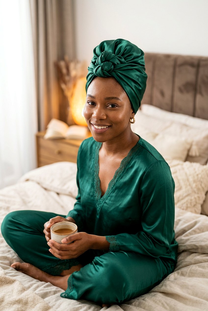 Double Knot Satin Scarf Wrap - 20 satin scarf overnight hairstyle - 20 satin scarf overnight hairstyle