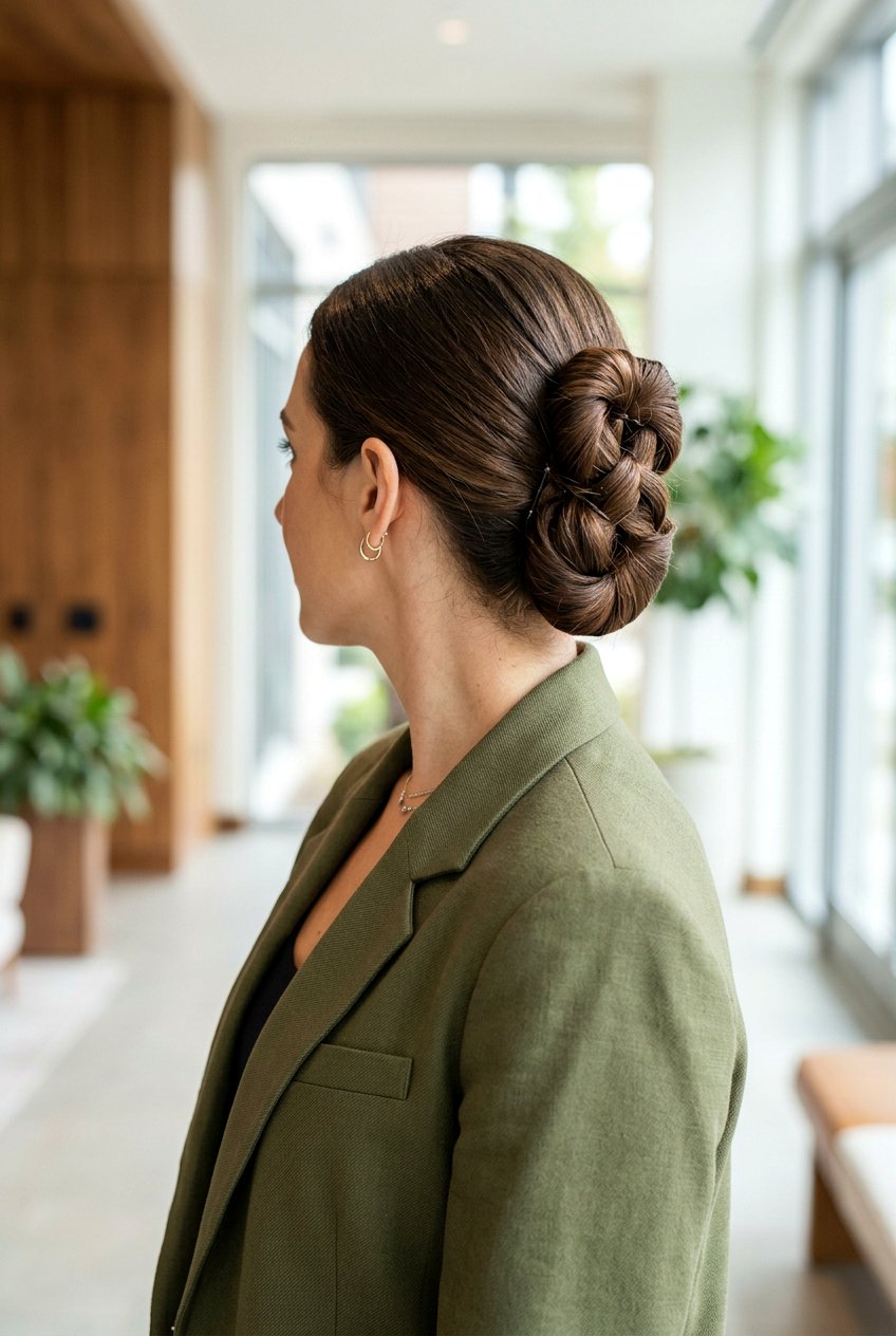 Double Loop Bun - 20 minimalist work bun for women - 20 minimalist work bun for women