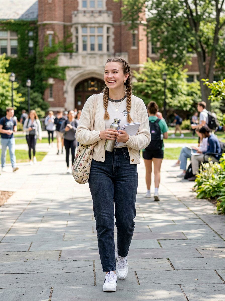 Double Low Braids For College Girls - 20 quick morning hairstyle for college girls - 20 quick morning hairstyle for college girls