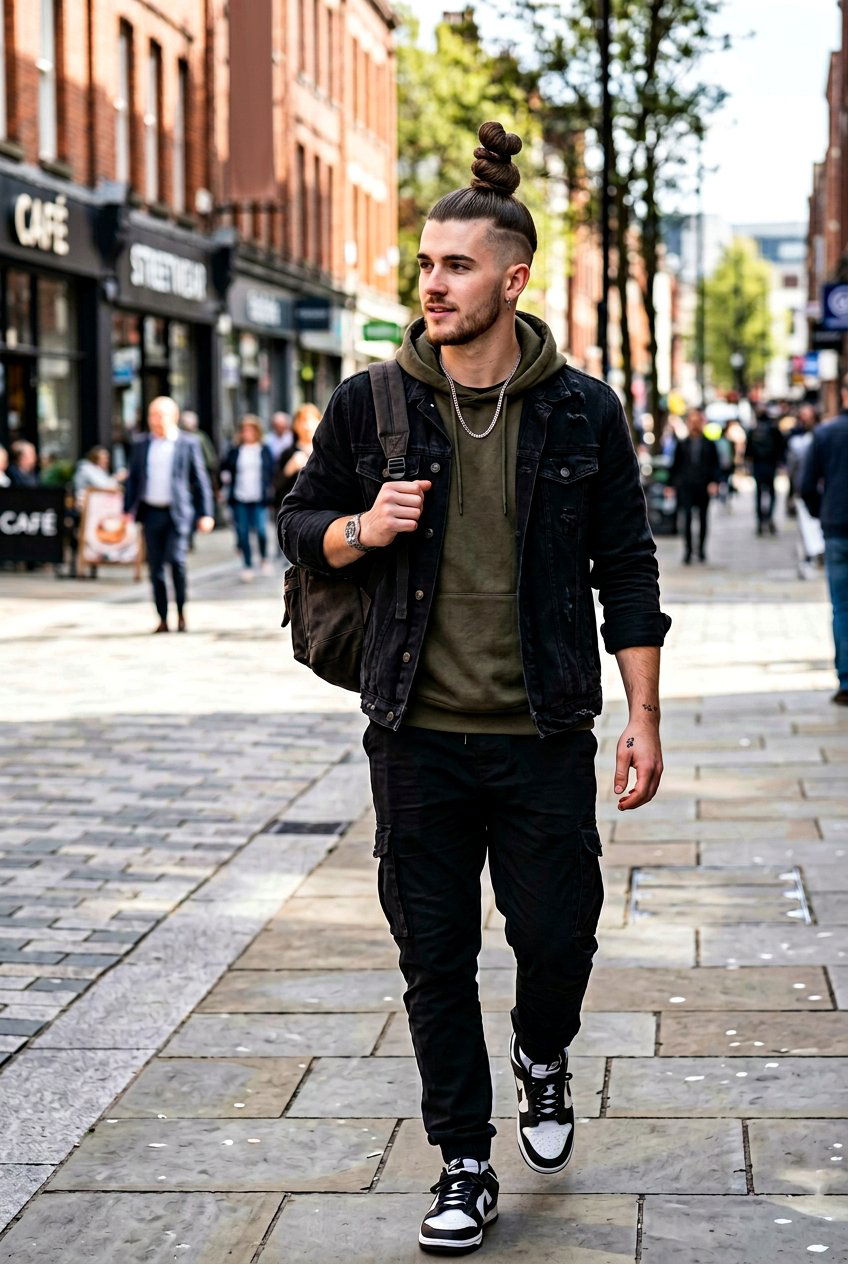 Double Man Bun Undercut - 20 man bun with undercut - 20 man bun with undercut