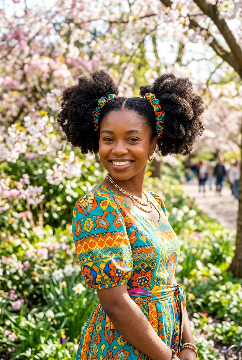 Double Puff Ponytail - 20 natural puff ponytail hairstyle - 20 natural puff ponytail hairstyle