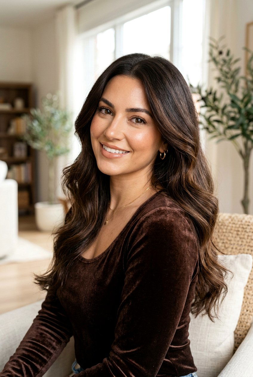 Double Shot Brunette Color - 20 hair color ideas for women over 60 - 20 hair color ideas for women over 60