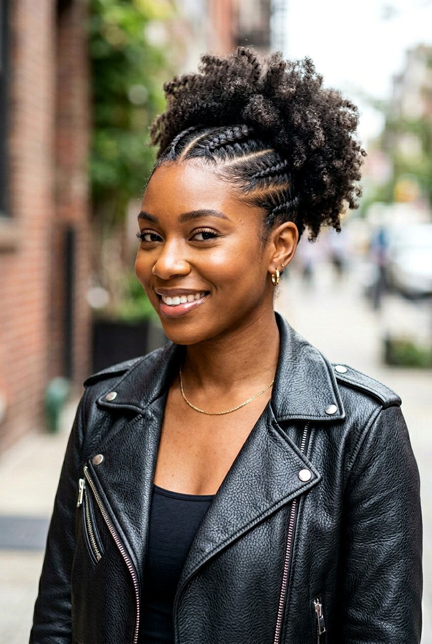 Double Side Part Puff - 20 side part puff for black women - 20 side part puff for black women