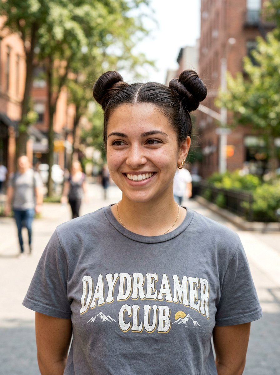 20 Fun Party Space Buns Hairstyle Ideas for Your Next Event