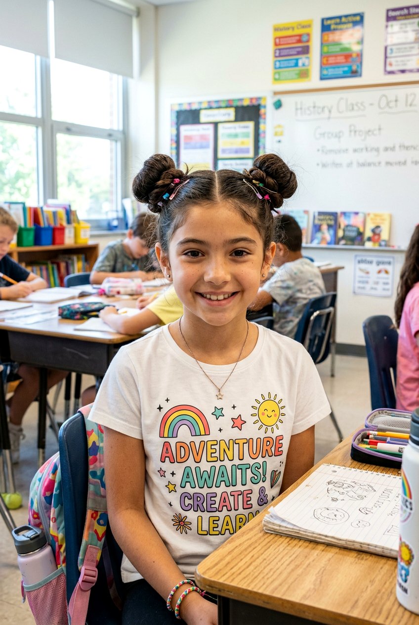 Double Space Buns - 20 quick bun for school girls - 20 quick bun for school girls