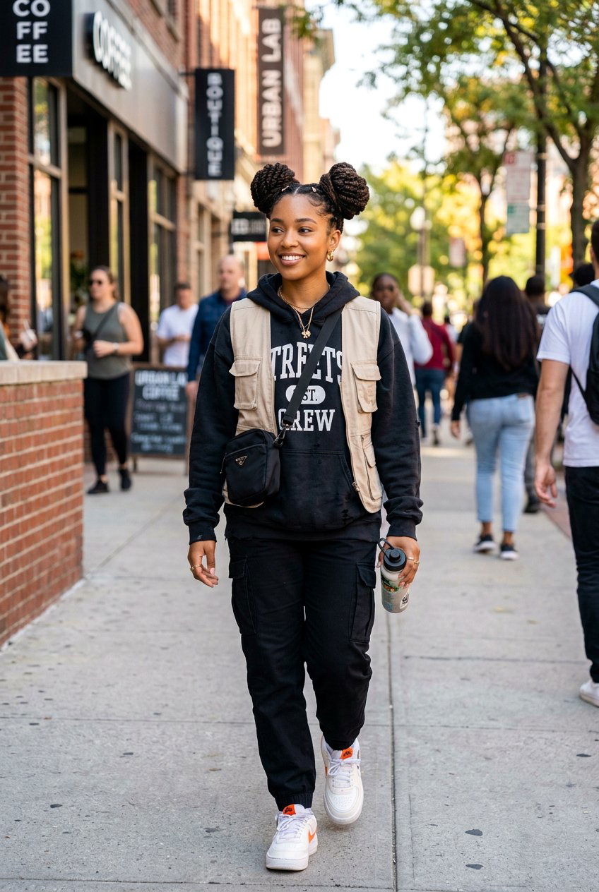 Double Twisted Buns - 20 natural hair updo with twists - 20 natural hair updo with twists