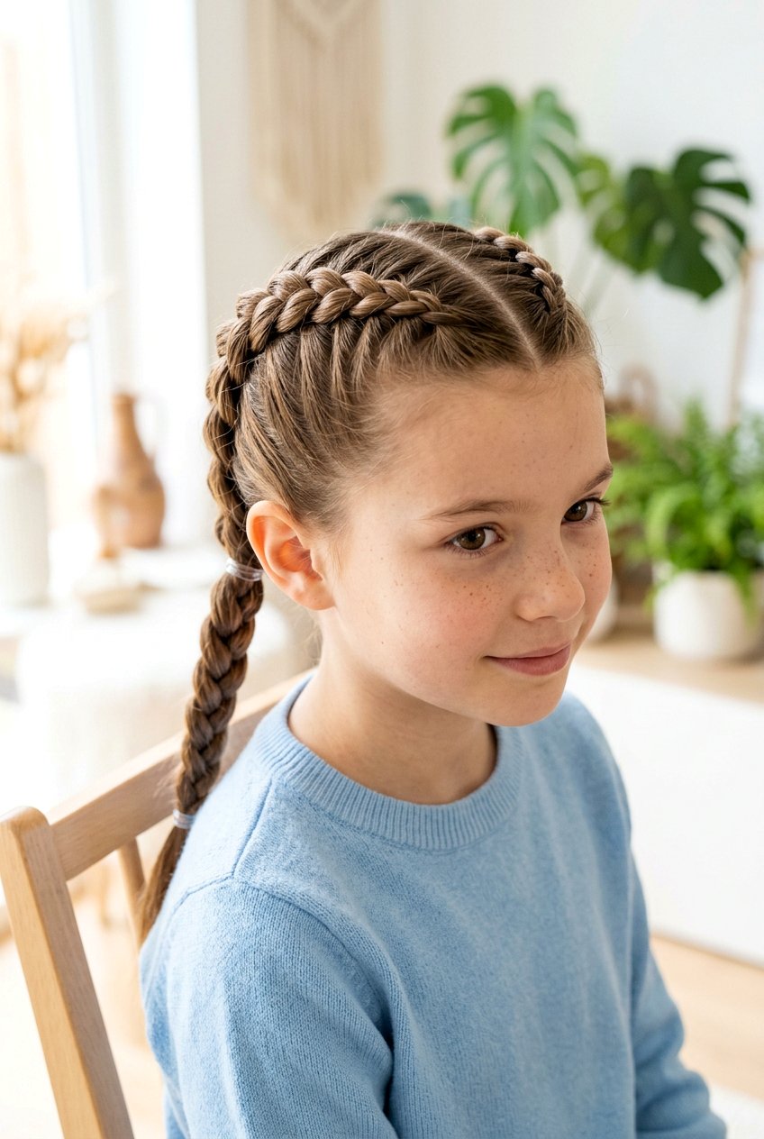 Double dutch braids - 20 cute hairstyles for school - 20 cute hairstyles for school