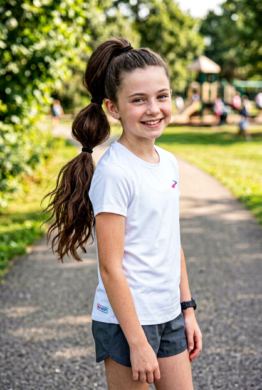 Double ponytail - 20 exam day ponytail for girls - 20 exam day ponytail for girls