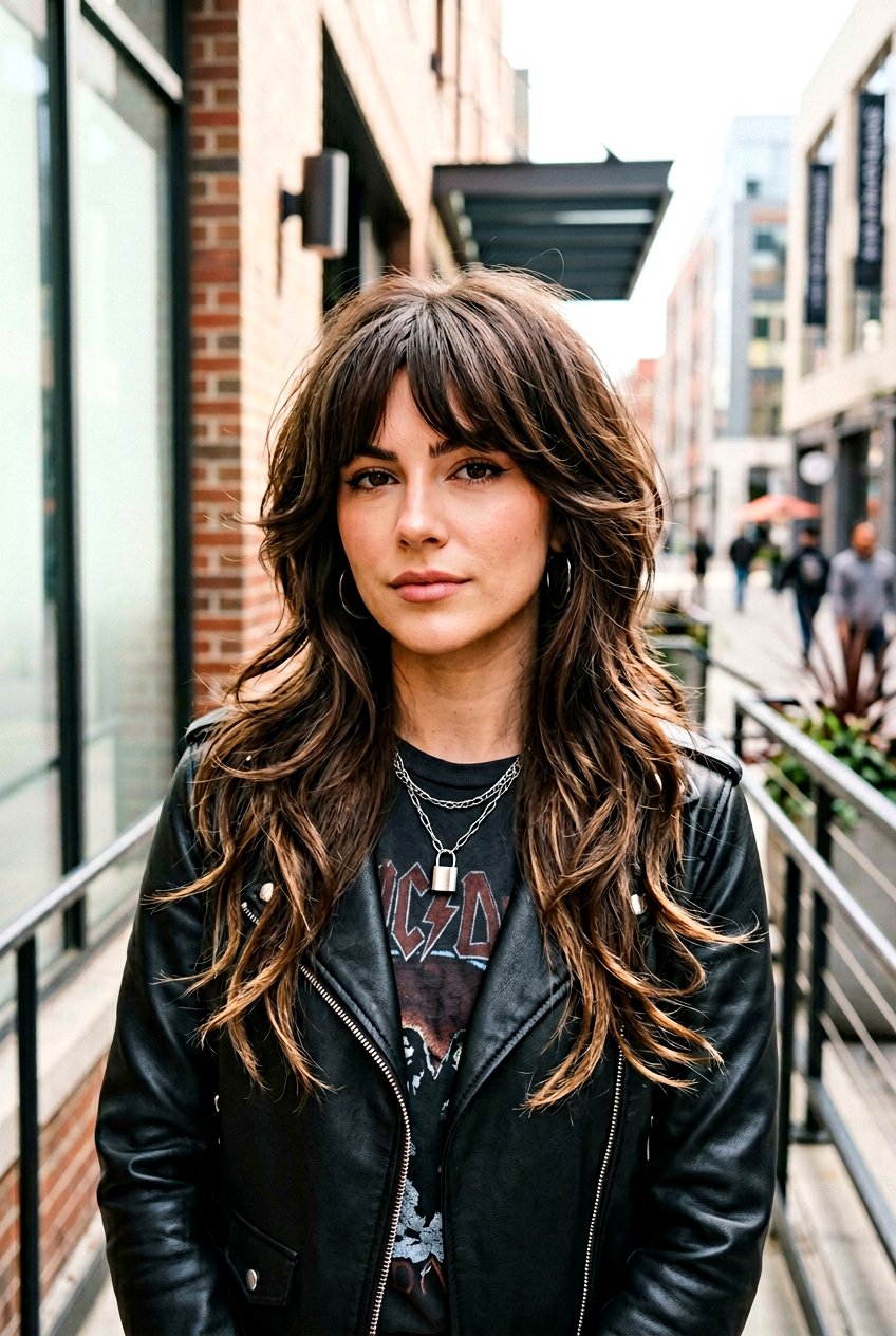 Dramatic Octopus Haircut With Full Curtain Bangs - 20 octopus haircut with curtain bangs - 20 octopus haircut with curtain bangs