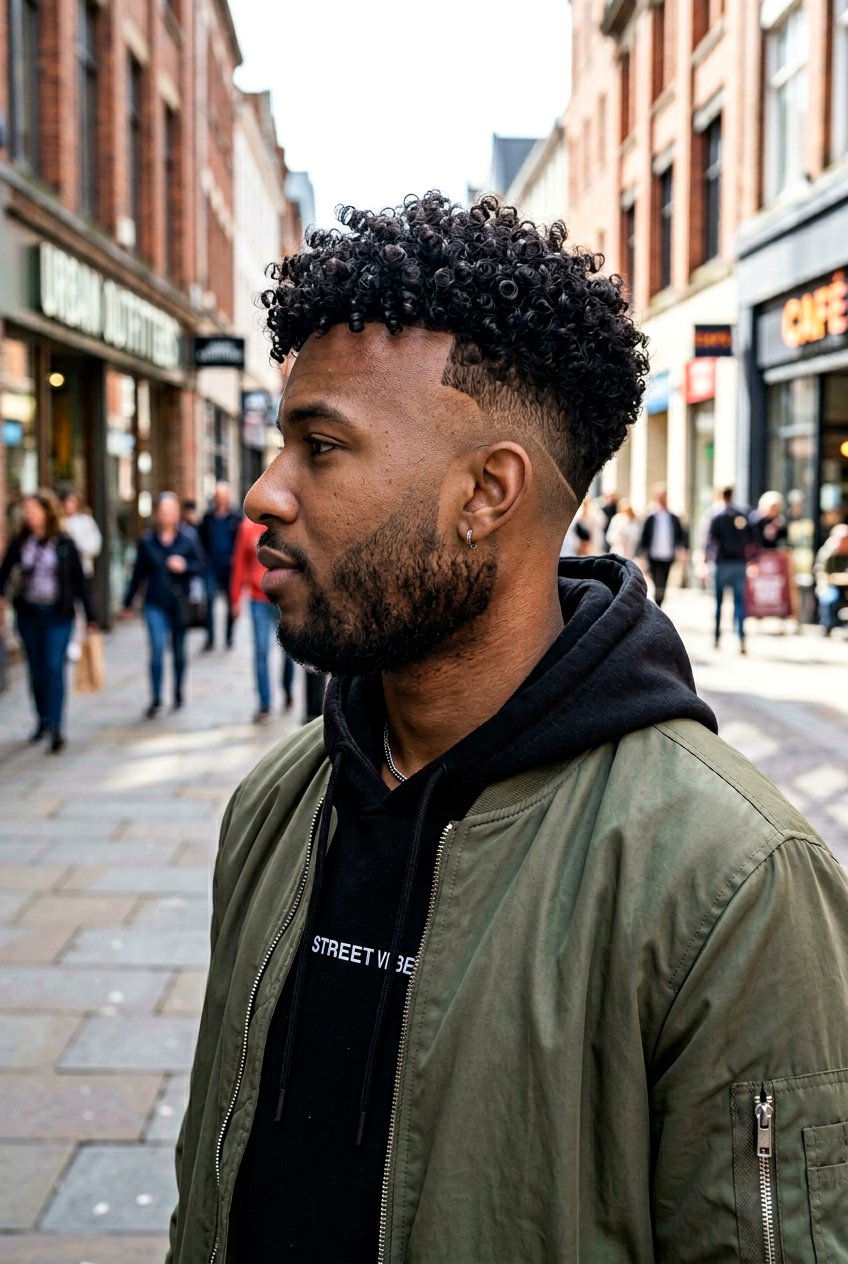 Drop Fade Curly Hair Men - 20 men haircut for thick curly hair - 20 men haircut for thick curly hair