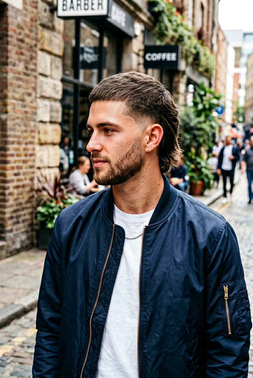 Drop Fade Mullet - 20 mullet fade for straight hair men - 20 mullet fade for straight hair men