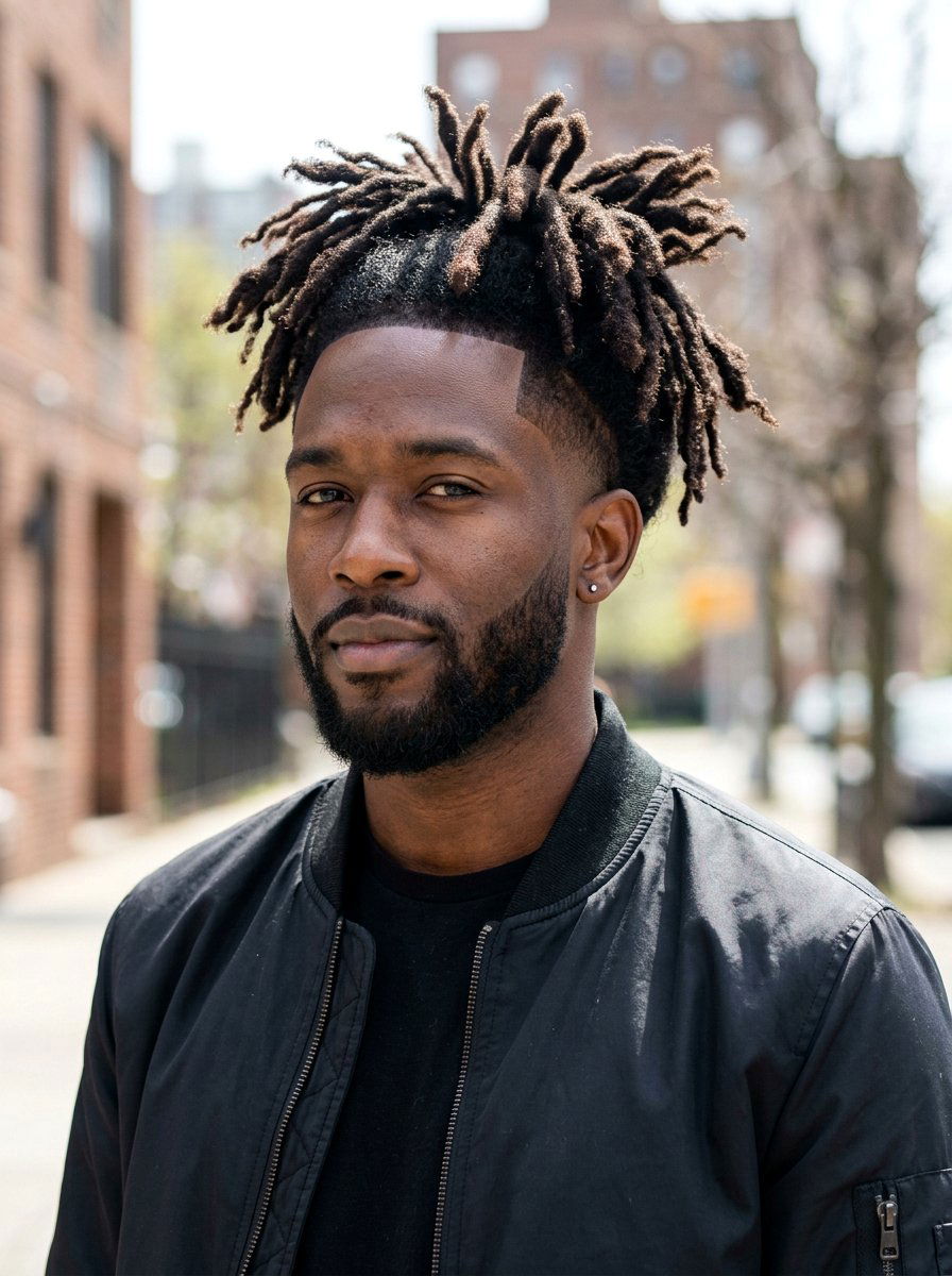 Drop Fade Semi Freeform Dreads - 20 semi freeform dreads styles men - 20 semi freeform dreads styles men