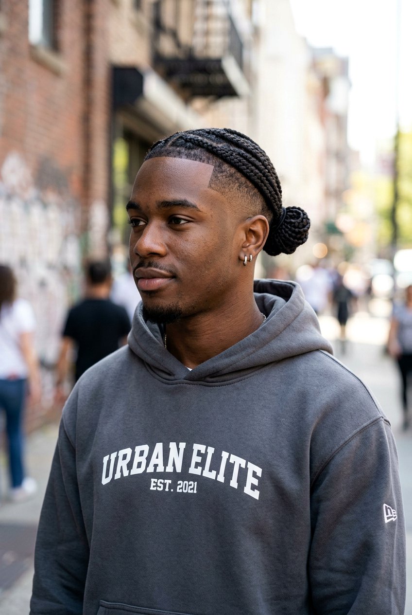 Drop Fade With Braids - 20 drop fade for black men - 20 drop fade for black men