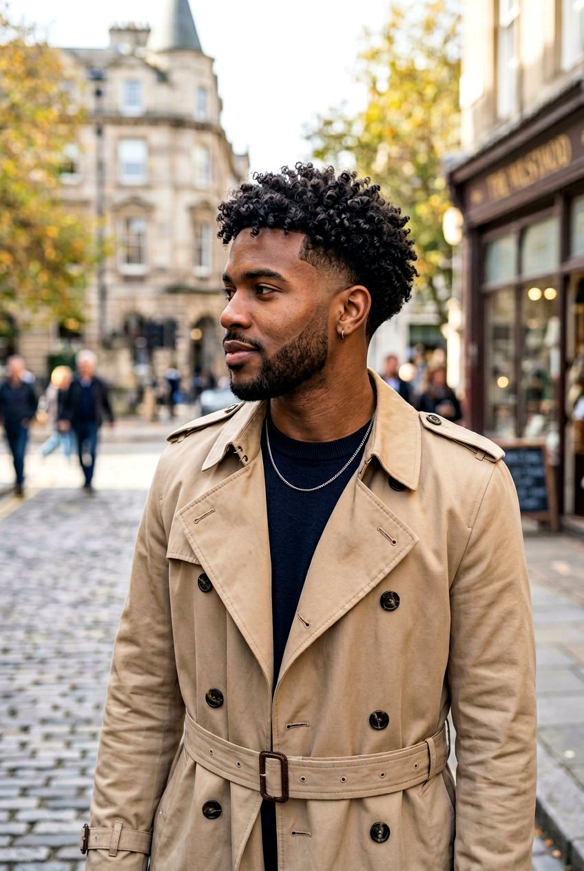 Drop curly taper fade - 20 curly taper fade for men - 20 curly taper fade for men