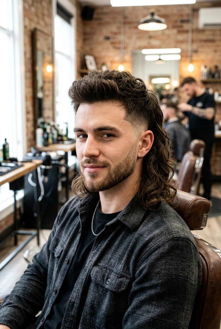 Drop fade mullet - 20 drop fade haircut - 20 drop fade haircut