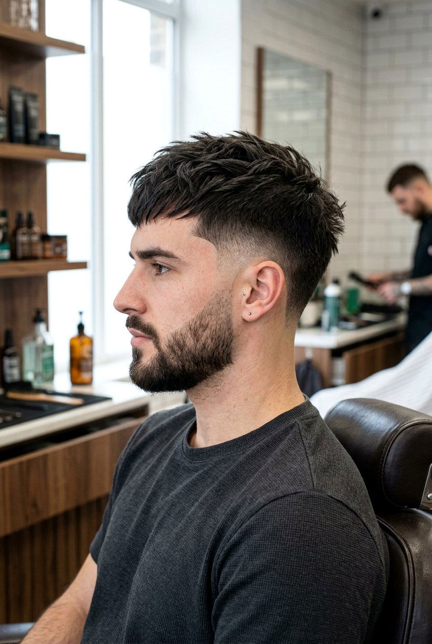 Drop fade textured crop - 20 textured crop haircut - 20 textured crop haircut