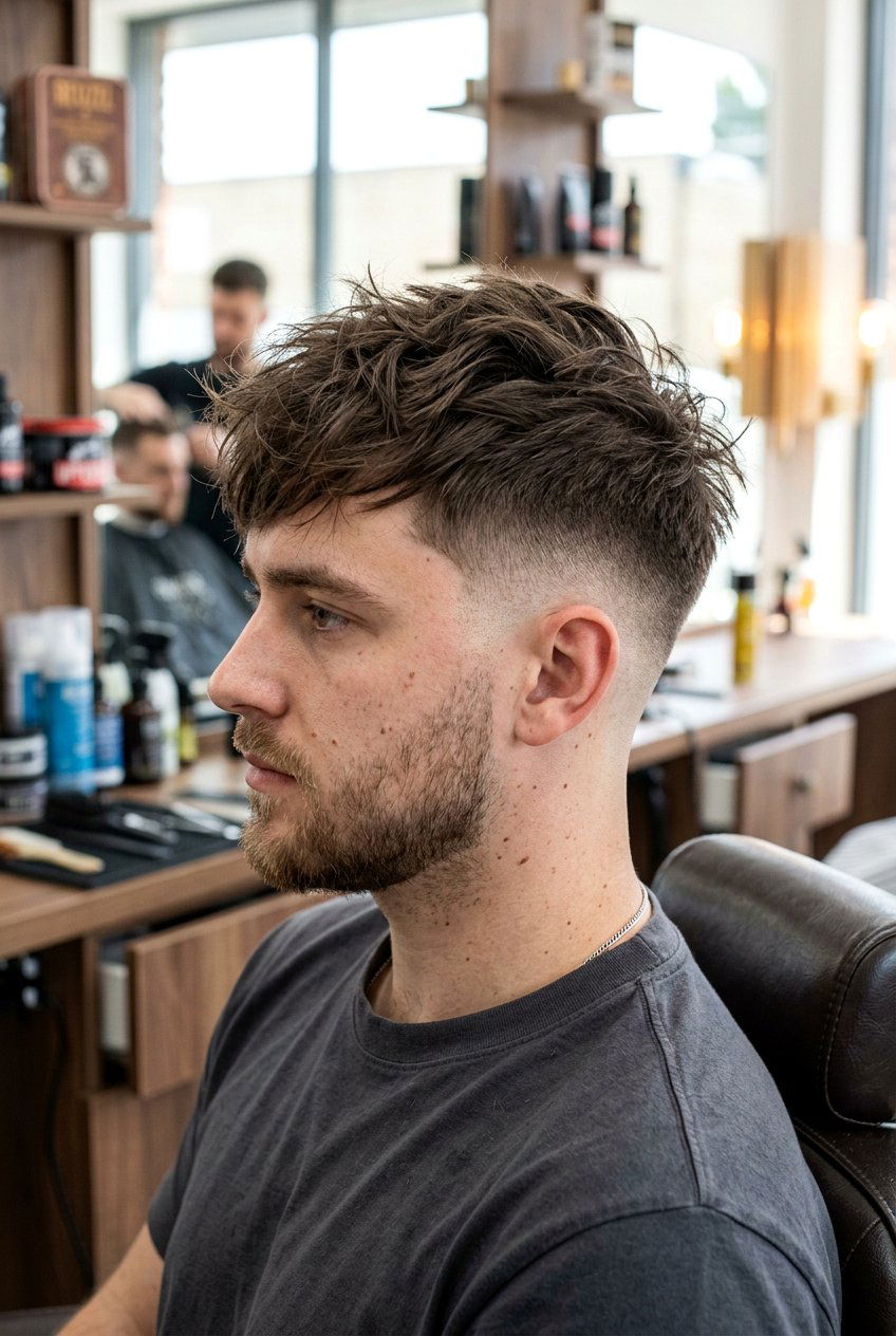 Drop fade textured hair - 20 drop fade haircut - 20 drop fade haircut