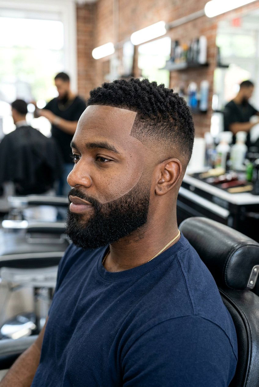Drop fade with beard - 20 drop fade haircut - 20 drop fade haircut