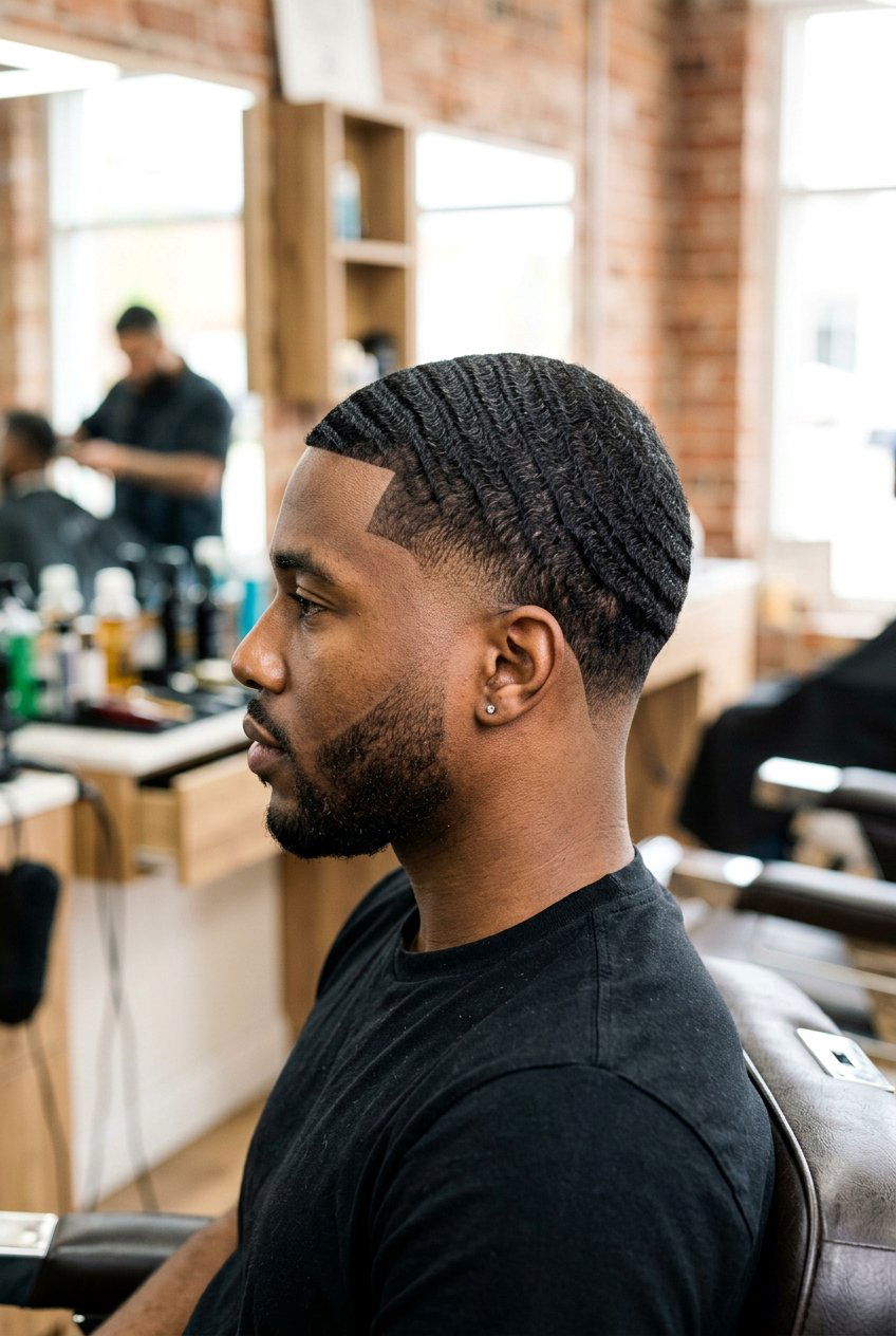 Drop fade with waves - 20 drop fade haircut - 20 drop fade haircut