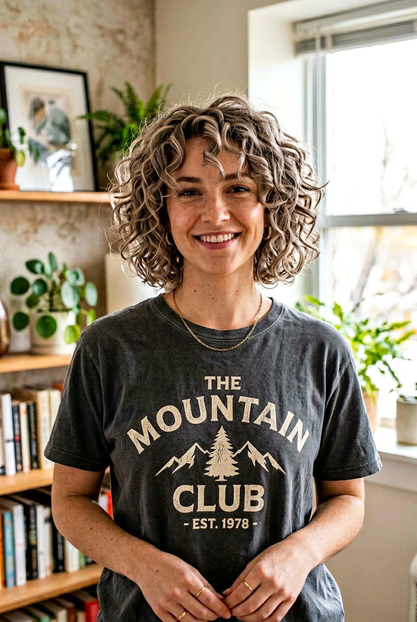 Dusty Blonde Curly Bob - 20 blonde curly bob color ideas - 20 blonde curly bob color ideas