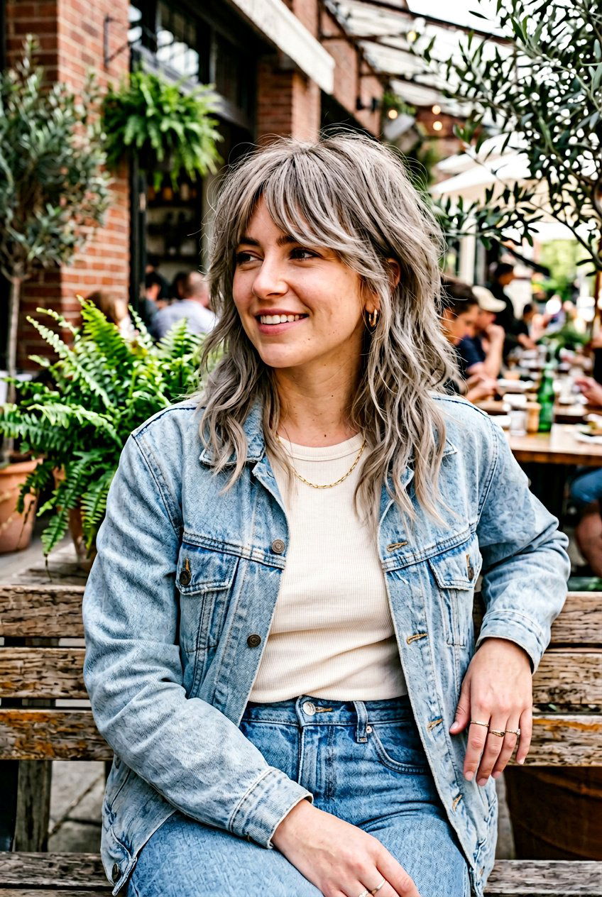 Dusty Blonde Shag - 20 blonde shag hair color ideas - 20 blonde shag hair color ideas