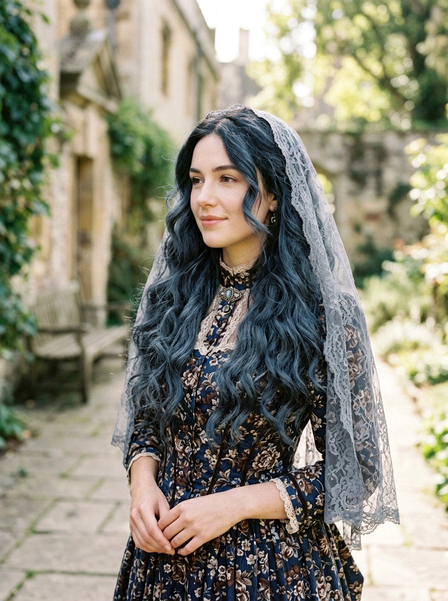 Dusty Blue Black Hair Color - 20 winter blue black hair color - 20 winter blue black hair color