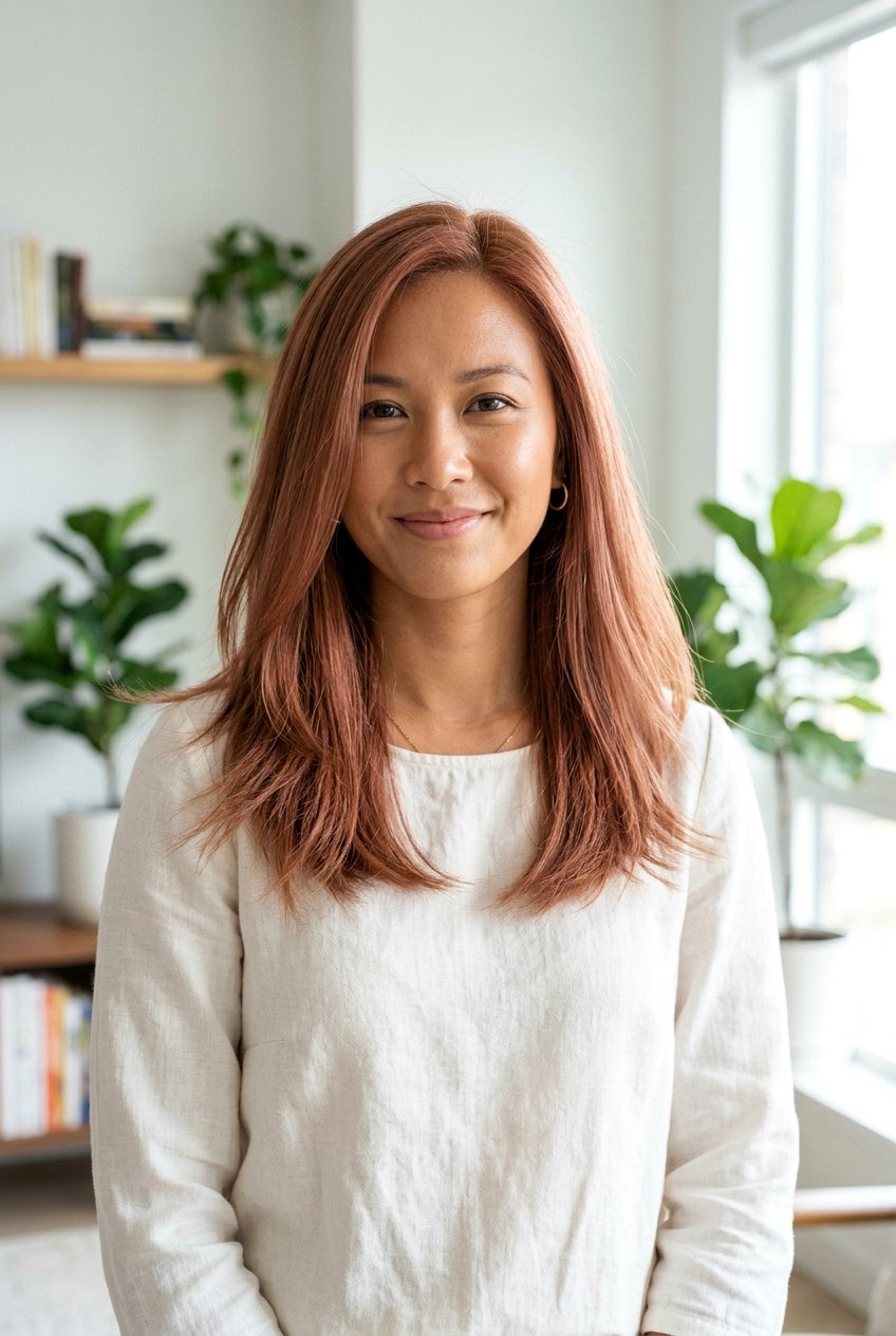 Dusty Copper On Fine Hair - 20 dusty copper hair color - 20 dusty copper hair color