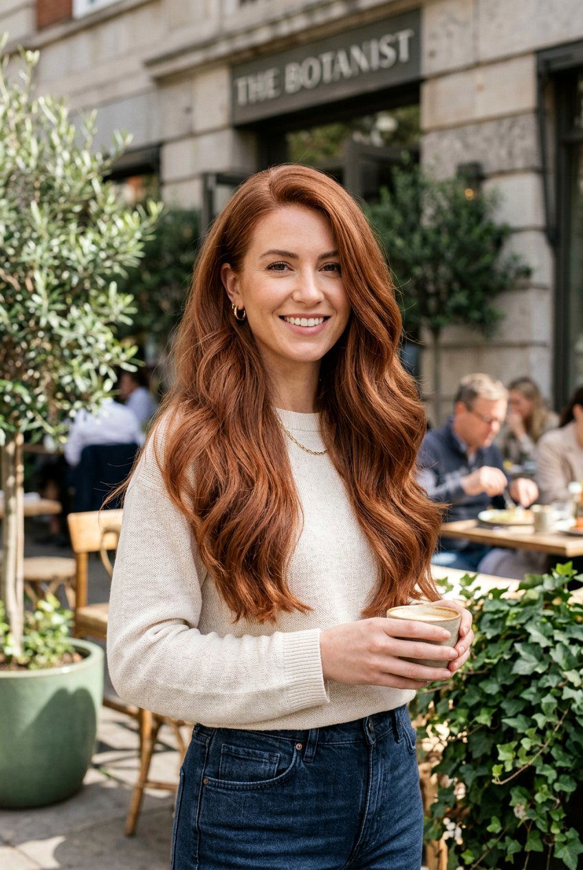 Dusty Copper On Thick Hair - 20 dusty copper hair color - 20 dusty copper hair color