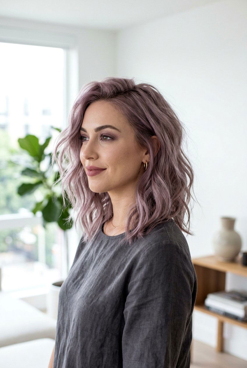 Dusty Mauve Hair Color - 20 mauve hair color ideas - 20 mauve hair color ideas