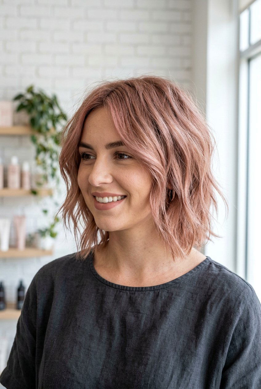 Dusty Rose Gold - 20 rose gold hair color - 20 rose gold hair color