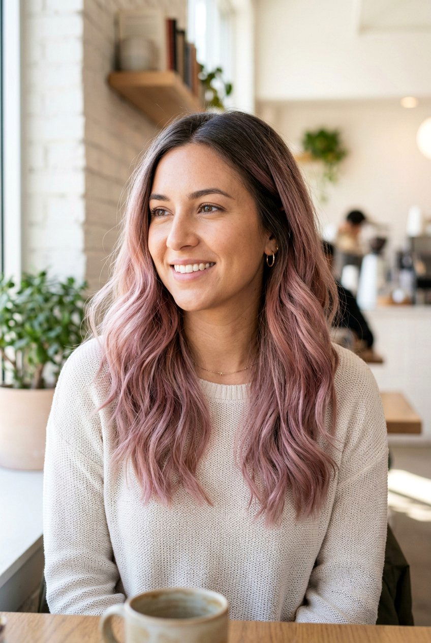 Dusty Rose Ombre Hair - 20 dusty rose hair color - 20 dusty rose hair color
