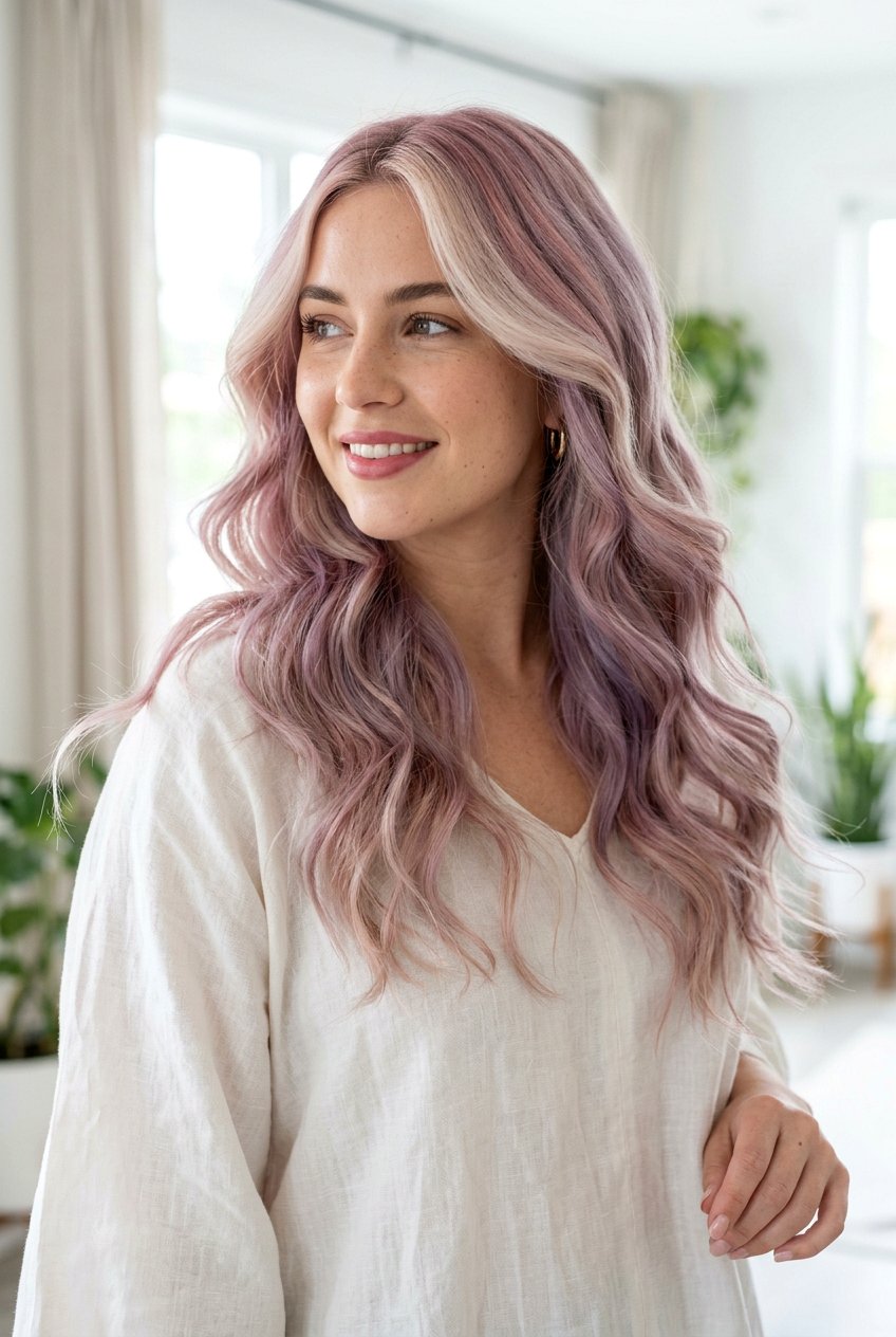 Dusty Rose and Lavender Blend - 20 dusty rose hair color - 20 dusty rose hair color