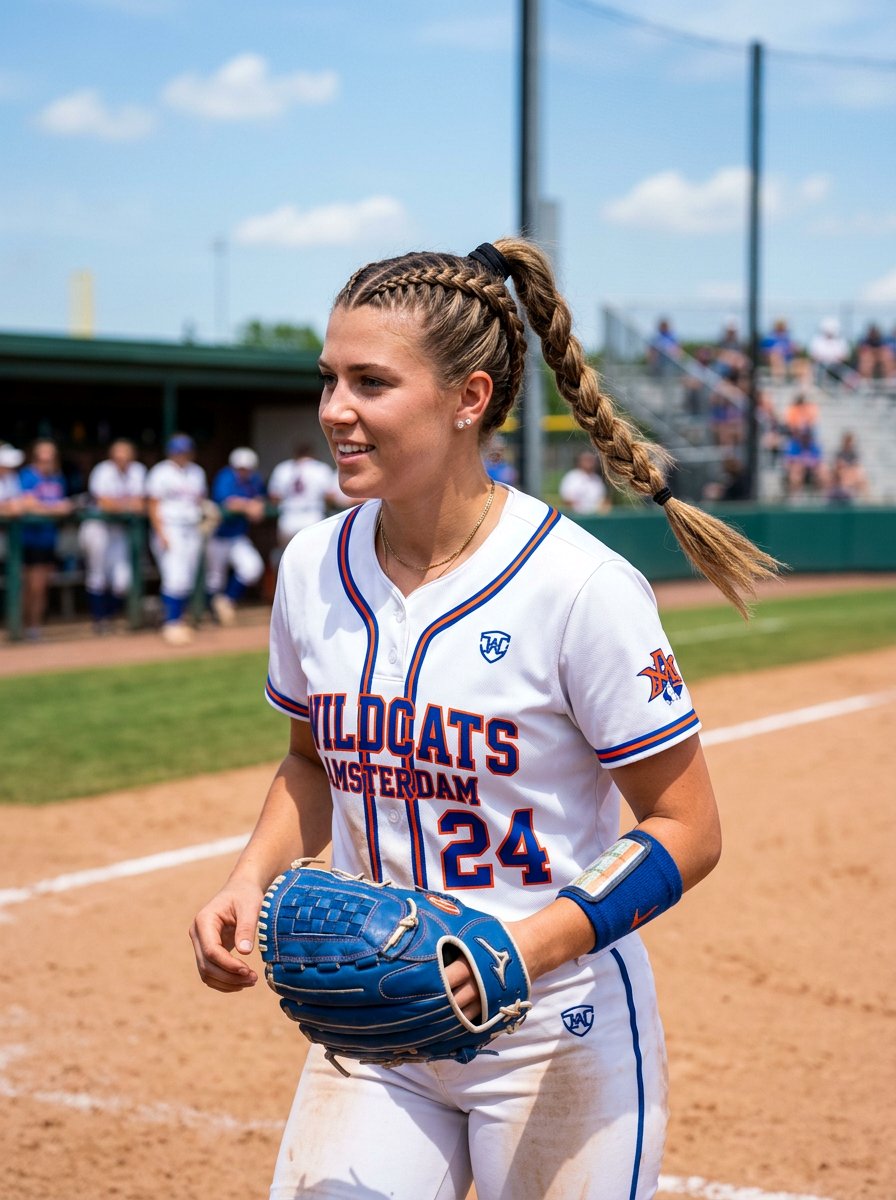 Dutch Boxer Braid Softball Ponytail - 20 softball braid ponytail - 20 softball braid ponytail