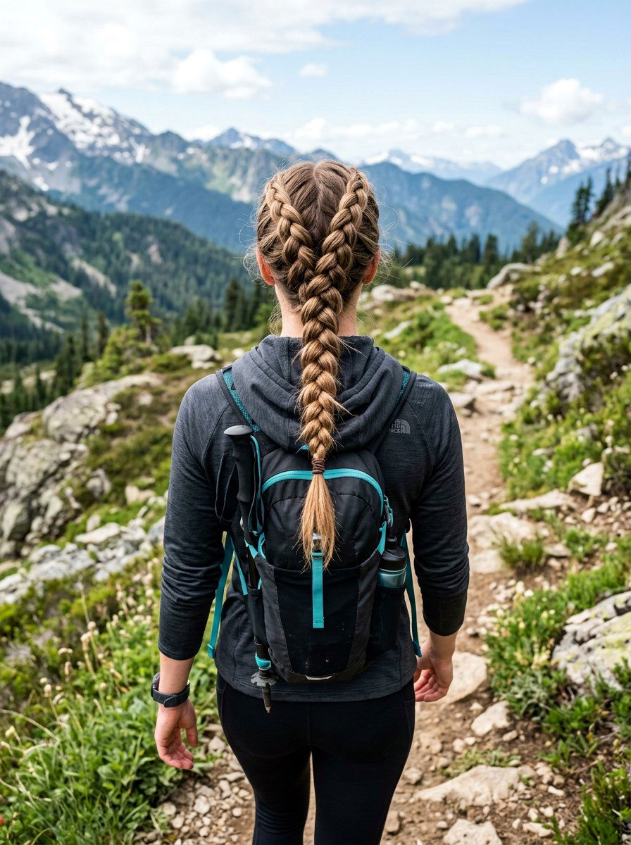 Dutch Braid - 20 vacation hairstyle for humid weather - 20 vacation hairstyle for humid weather