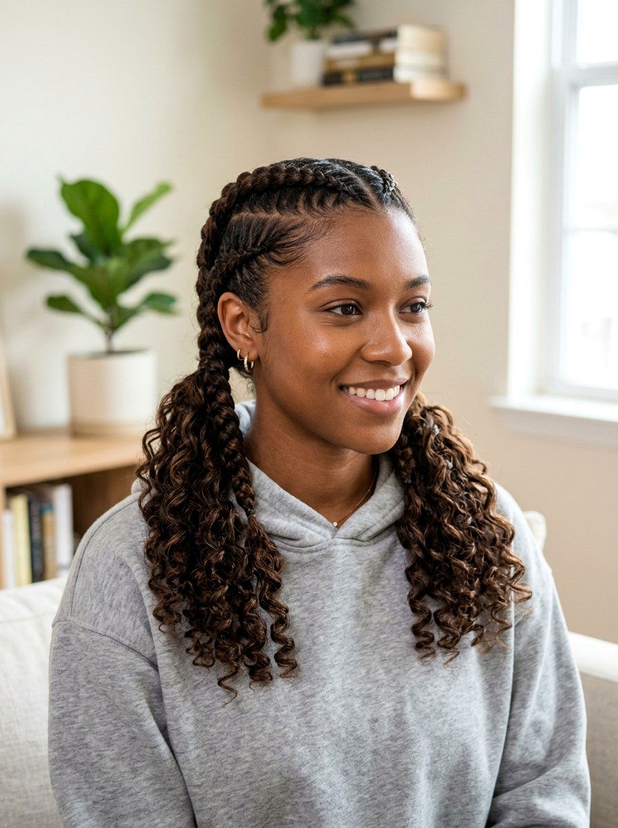 Dutch Braid Curls - 20 overnight curls without heat - 20 overnight curls without heat