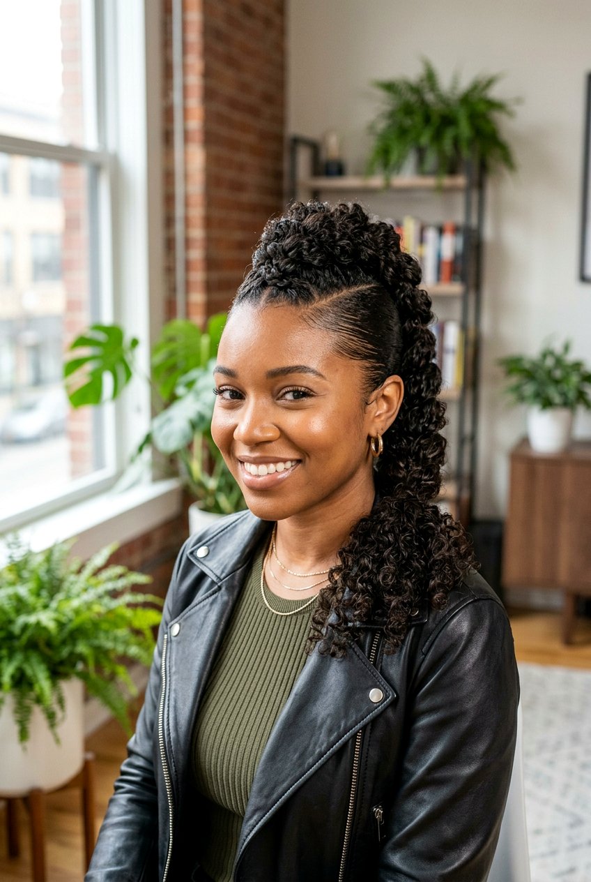 Dutch Braid Faux Hawk For Natural Curls - 20 braided faux hawk for natural hair - 20 braided faux hawk for natural hair