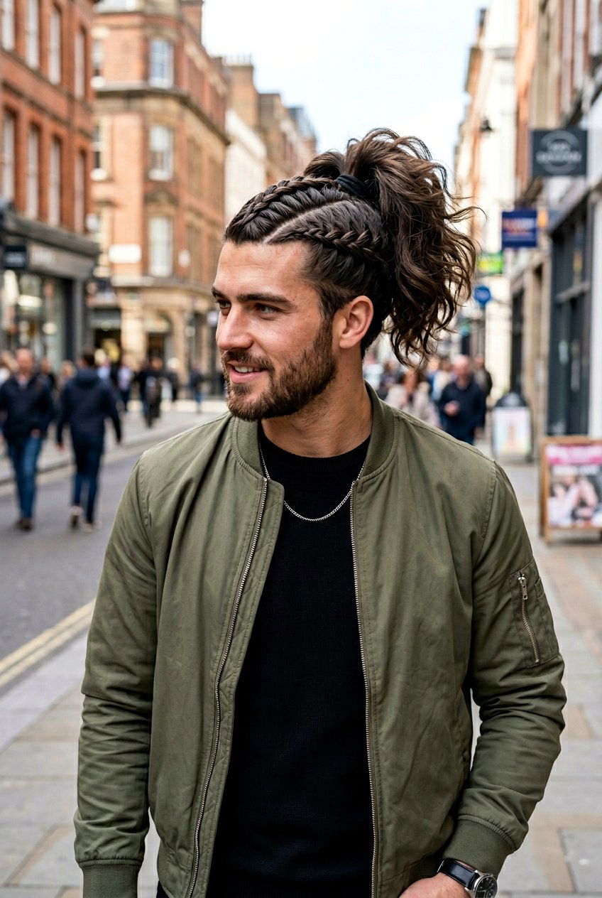Dutch Braid For Men - 20 braided ponytail for men - 20 braided ponytail for men