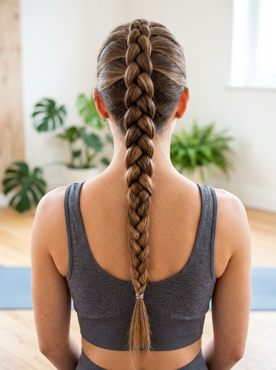 Dutch Braid For Yoga - 20 yoga hairstyles for long hair - 20 yoga hairstyles for long hair