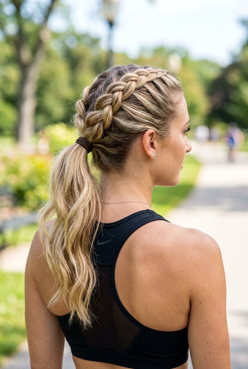 Dutch Braid Ponytail - 20 best date night hairstyle ideas - 20 best date night hairstyle ideas