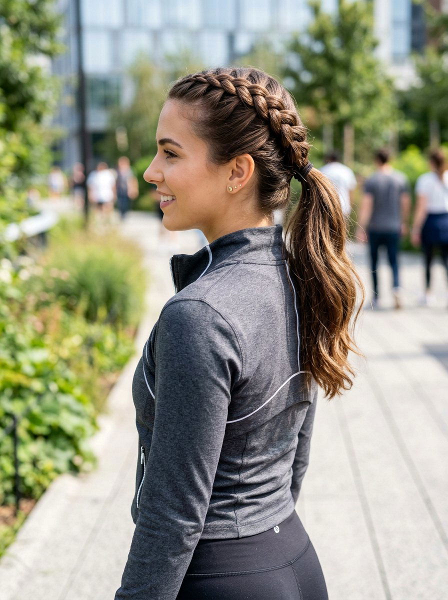 Dutch Braid Ponytail - 20 glamorous ponytail hairstyle ideas - 20 glamorous ponytail hairstyle ideas