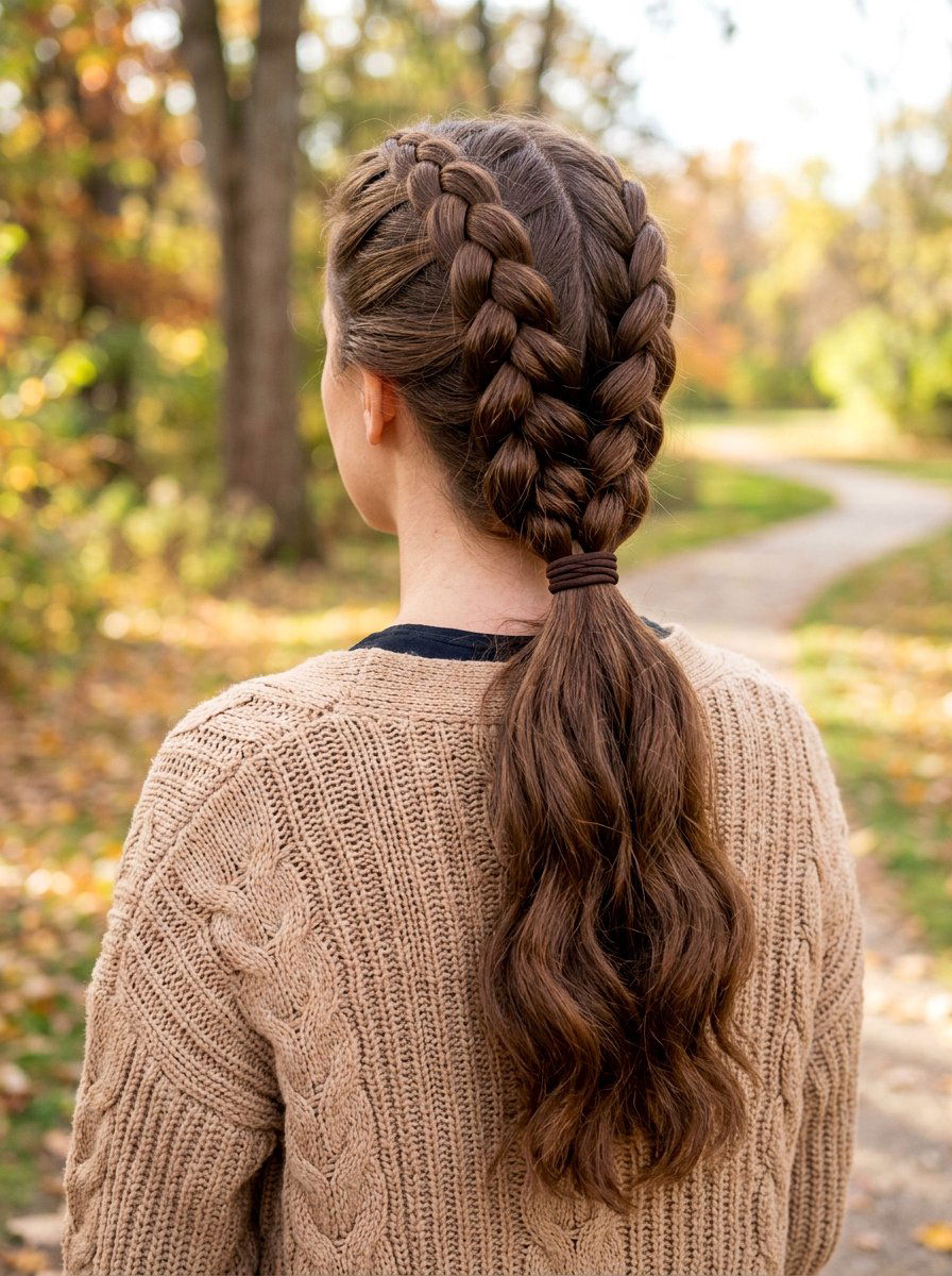 Dutch Braid Ponytail For Thick Hair - 20 dutch braid ponytail hairstyle - 20 dutch braid ponytail hairstyle