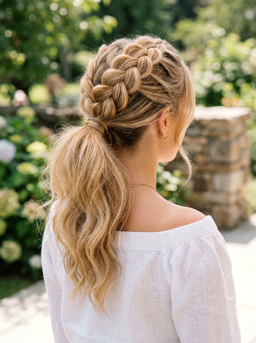 Dutch Braid Ponytail For Thin Hair - 20 dutch braid ponytail hairstyle - 20 dutch braid ponytail hairstyle