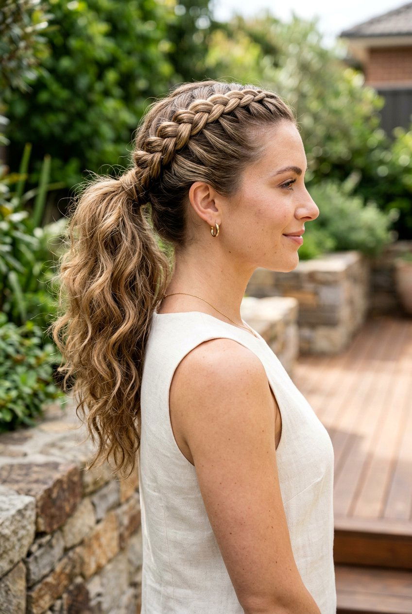 Dutch Braid Textured Ponytail - 20 bridal hairstyle with textured ponytail - 20 bridal hairstyle with textured ponytail