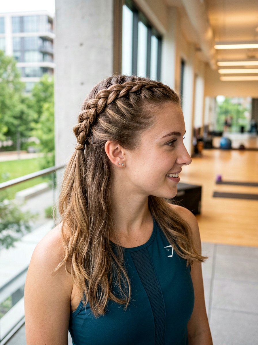 Dutch Braided Half Updo - 20 vacation hairstyle with braided half updo - 20 vacation hairstyle with braided half updo