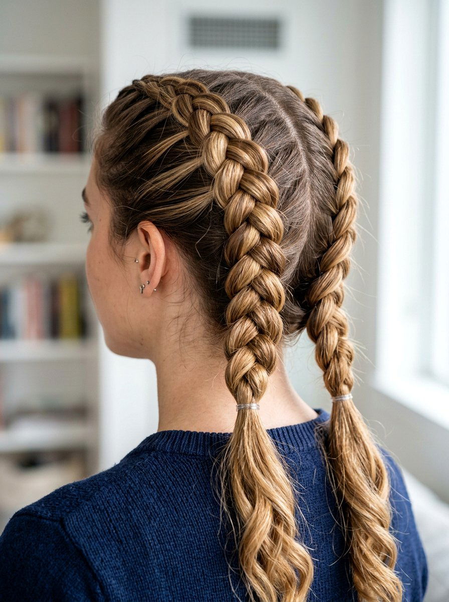 Dutch Braids - 20 overnight styles for natural hair stretch - 20 overnight styles for natural hair stretch