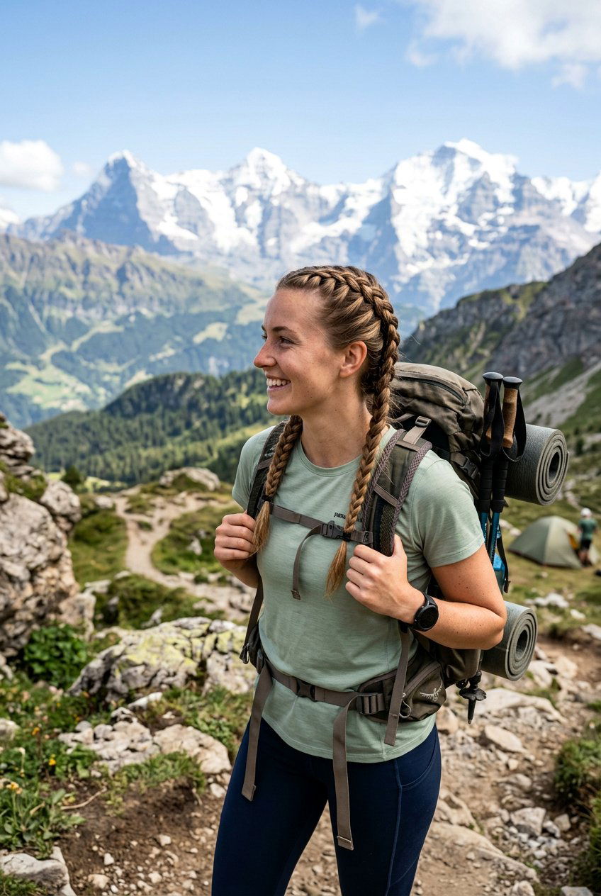 Dutch Braids For Camping - 20 camping hairstyles for women - 20 camping hairstyles for women