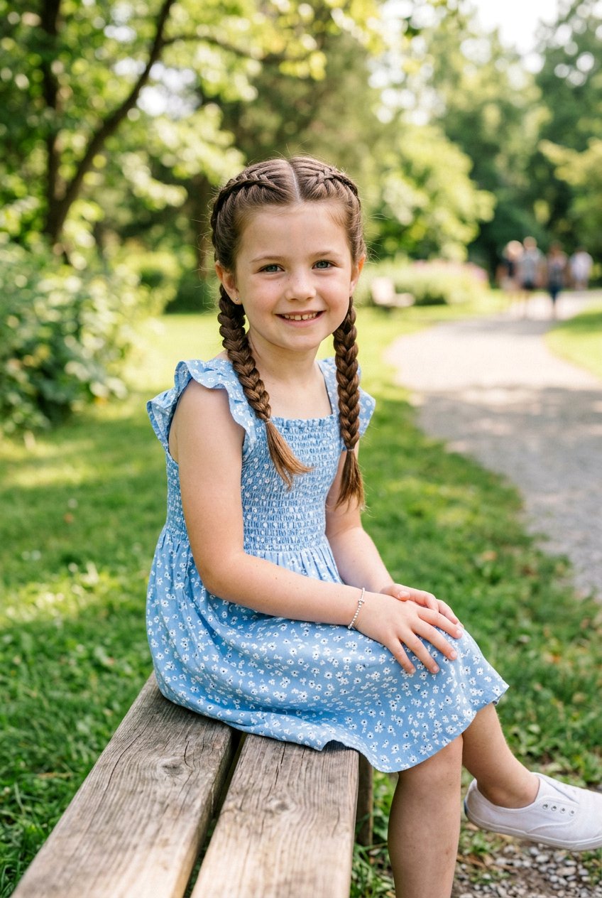Dutch Braids For Girls In Family Photos - 20 family session hairstyles - 20 family session hairstyles